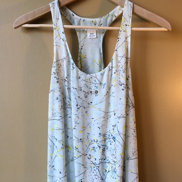 CLUB MONACO Silk Racerback Top - Picture 1 of 11